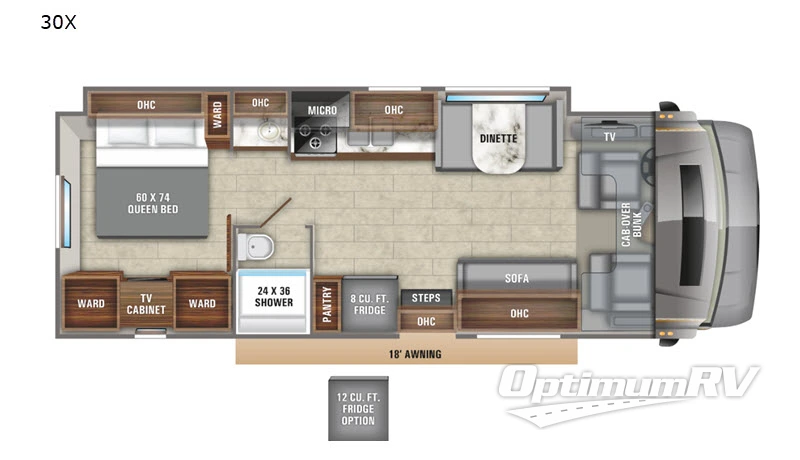 2020 Entegra Esteem 30X RV Floorplan Photo