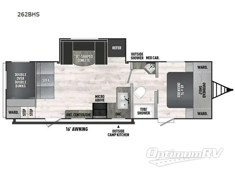 2025 Coachmen Clipper 6K Series 262BHS RV Floorplan Photo