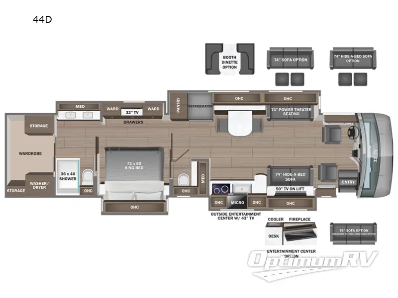 2024 Entegra Anthem 44D Floorplan Photo
