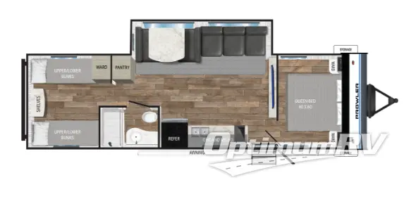 2025 Heartland Prowler Lynx 3005QBX RV Floorplan Photo