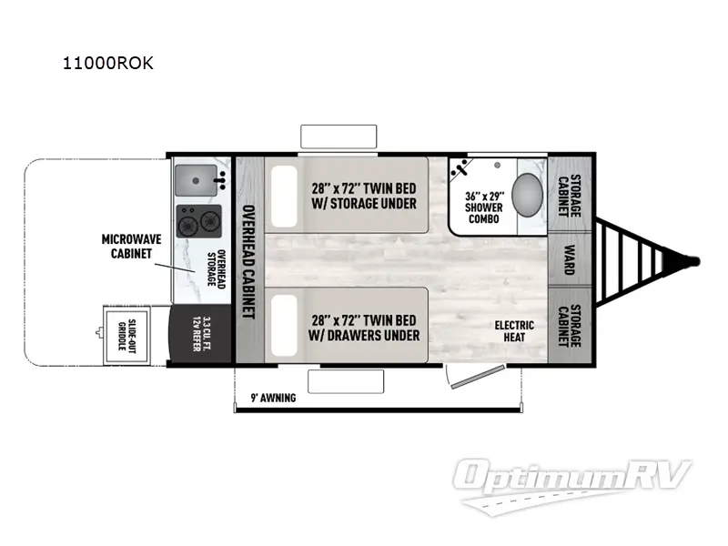 2025 Coachmen Clipper ROK 11000ROK Floorplan Photo