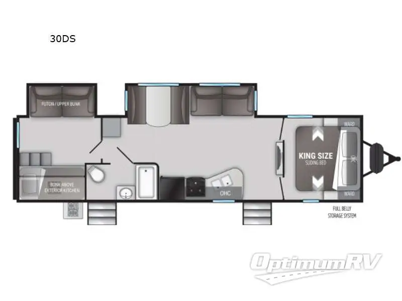 2021 Cruiser Radiance Ultra Lite 30DS RV Floorplan Photo