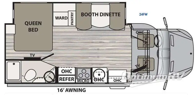 2016 Dynamax isata 3 24FW Floorplan Photo