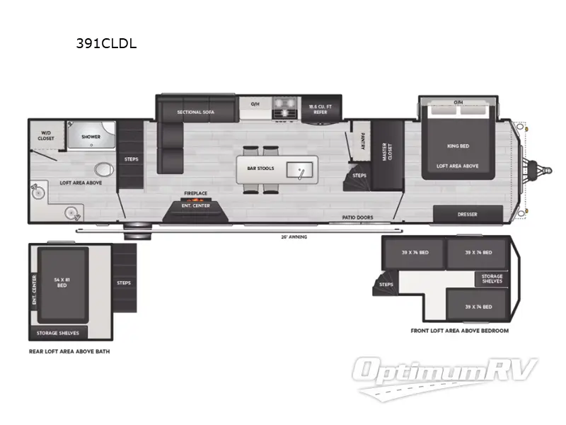 2025 Keystone Retreat 391CLDL RV Floorplan Photo