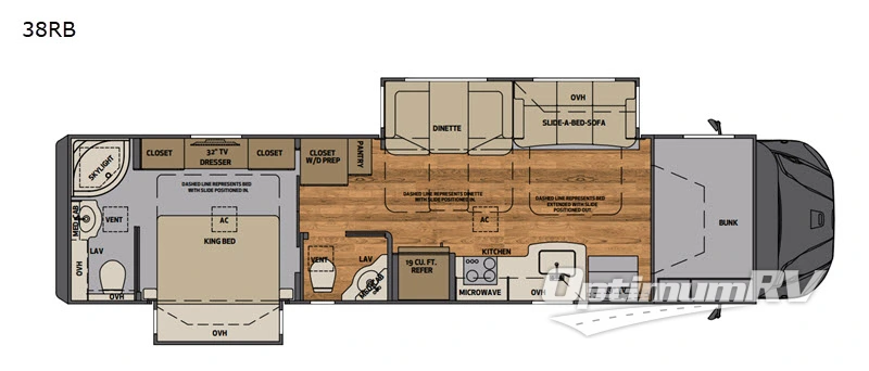 2020 Renegade Valencia 38RB RV Floorplan Photo