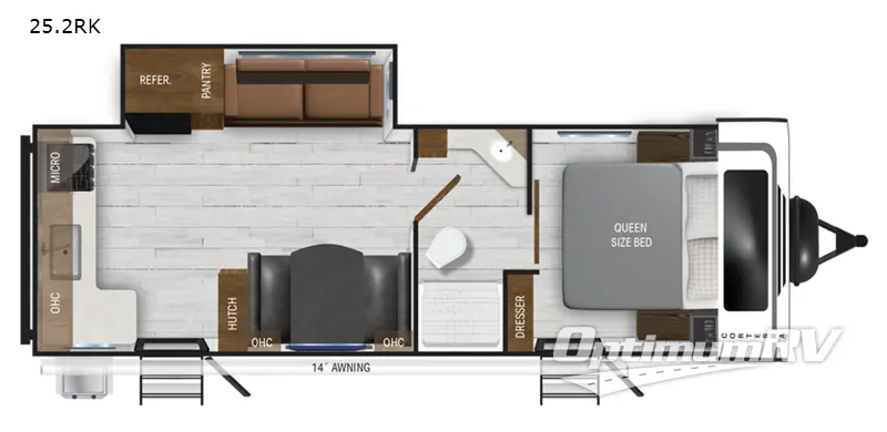 2025 Heartland Corterra 25.2RK RV Floorplan Photo