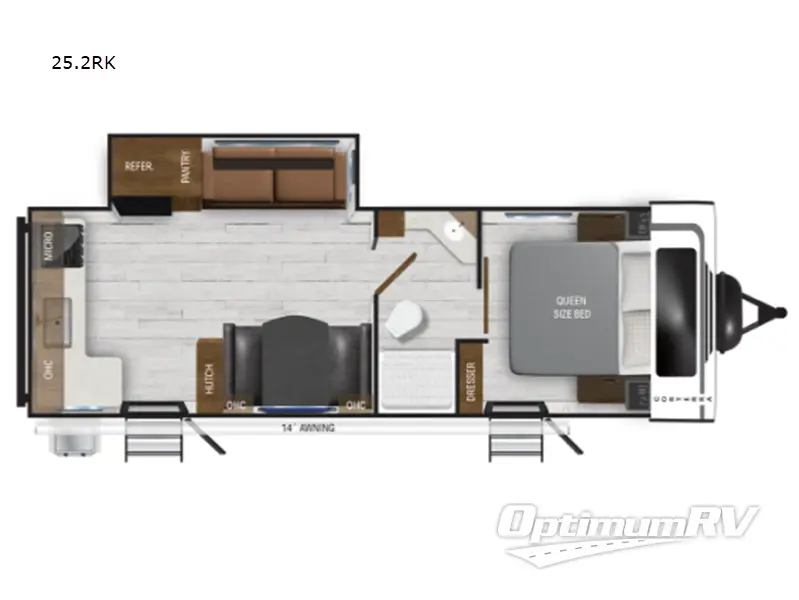 2025 Heartland Corterra 25.2RK Floorplan Photo
