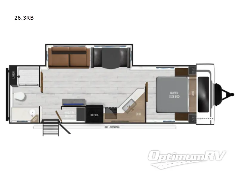 2025 Heartland Corterra 26.3RB Floorplan Photo