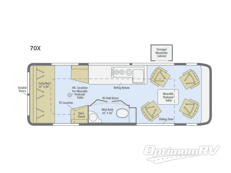 2017 Winnebago Era 70X RV Floorplan Photo