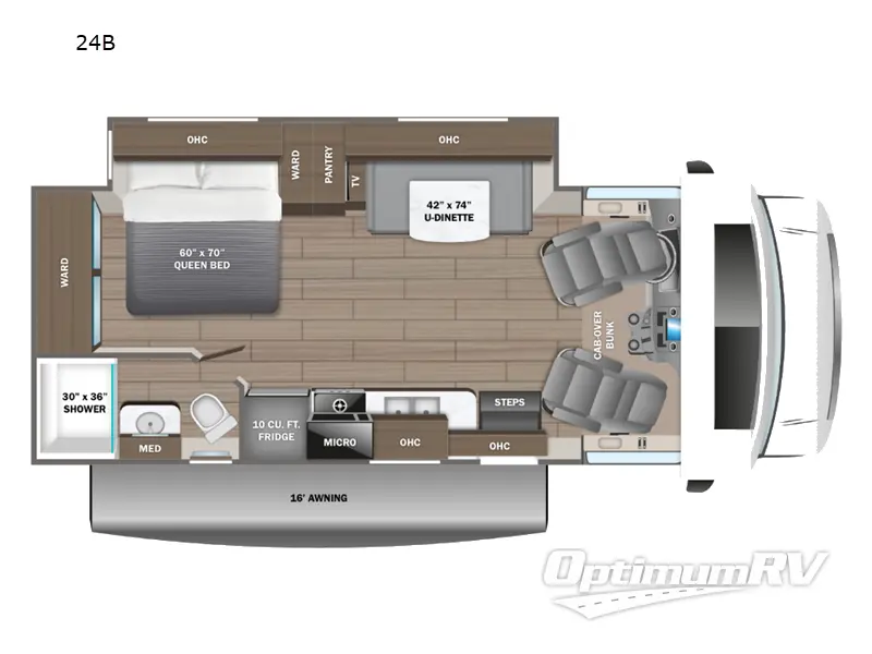 2024 Jayco Redhawk 24B RV Floorplan Photo