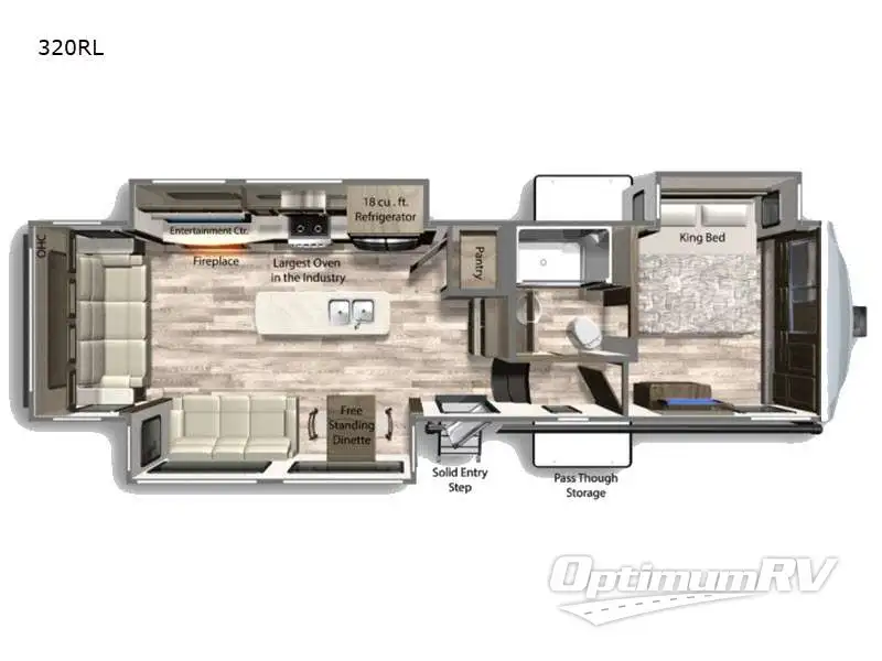 2022 Dutchmen Yukon 320RL RV Floorplan Photo