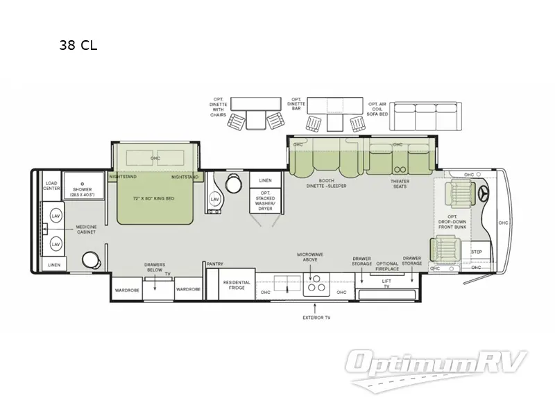 2024 Tiffin Byway 38CL RV Floorplan Photo