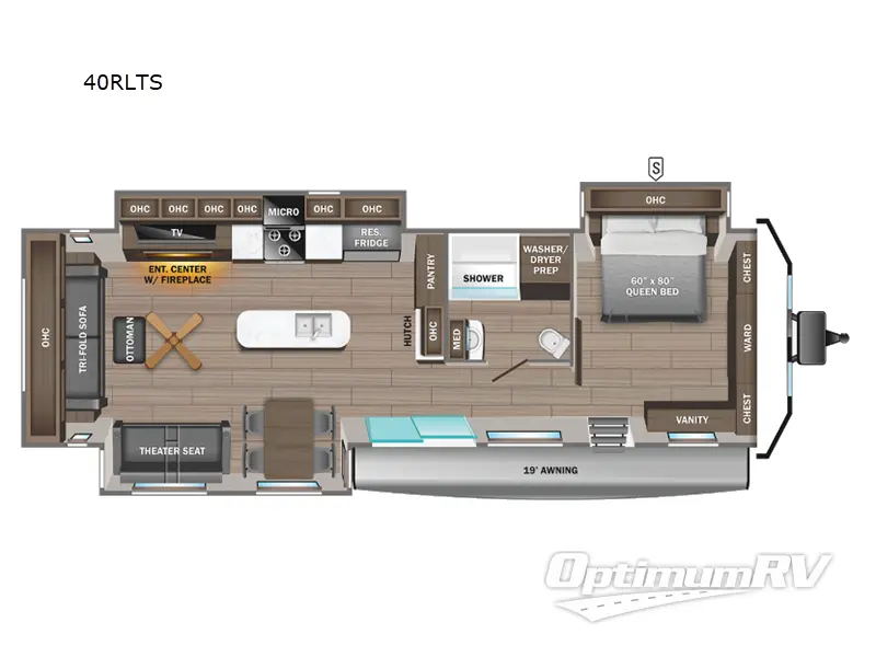 2024 Jayco Jay Flight Bungalow 40RLTS RV Floorplan Photo