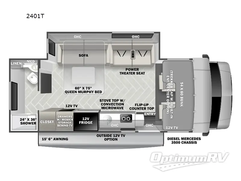 2024 Forest River Forester MBS 2401T Floorplan Photo